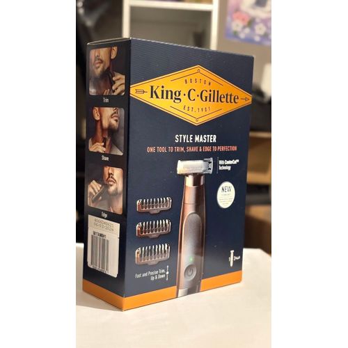 King C. Gillette Style Master ¿ Tondeuse Barbe Multifonction