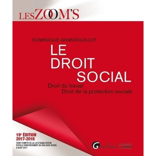 Le Droit Social - Droit Du Travail, Droit De La Protection Sociale