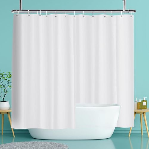 Rideau De Douche 300X200, 3M Extra Large Rideau Douche Baignoire, Très Long Déperlant À L'Eau Et À La Moisissure Pour Salle De Bains, Largeur 300 X Hauteur 200Cm[RAC62402880]