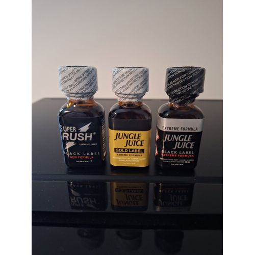 Poppers Super Rush - Jungle Juice Gold Label - Jungle Juice Black Label 25 Ml