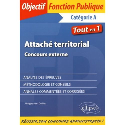 Attaché Territorial - Concours Externe Catégorie A