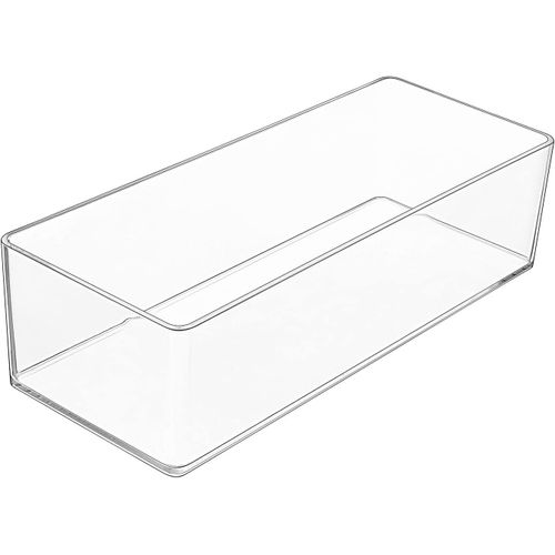 Organisateur De Maquillage Pour Tiroir, 1-Compartiment Acrylique Maquillage Organisateur Cosmétique Stockage Bijoux Présentoir Pour Bureau Armoire Salle De Bains Vanité Comptoir, T[RAC62400740]