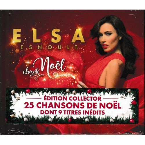 Elsa Esnoult Chante Noël-Edition Collector. 2cd 25 Titres Style: Traditional Pop Holiday & Ballad Chanson (P) 2024®Jla Disc ®Sppf ©®Wagram Music Made In France By®Mpo «Livre-Disques Digibook Cartonné»