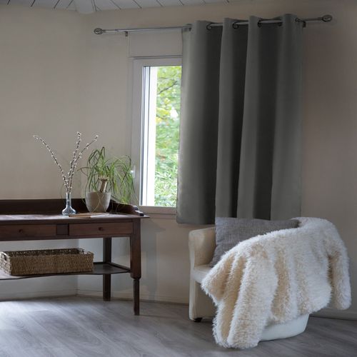 Rideau Occultant 140x180 Cm Polyester Anthracite