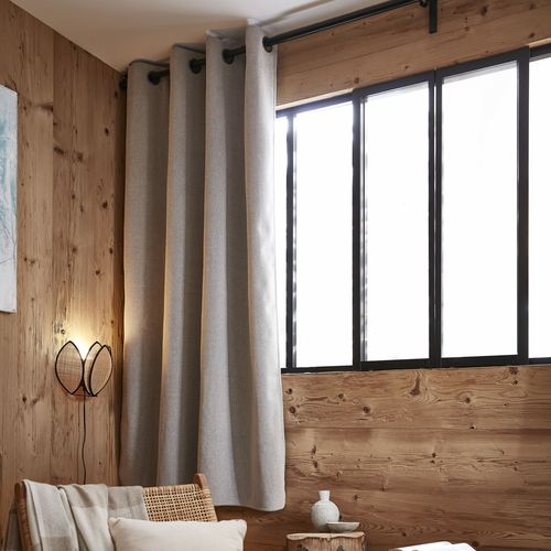 Rideau Occultant Polaire 140x180 Cm Polyester Pampa