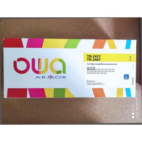 Cartouche Toner compatible BROTHER Jaune