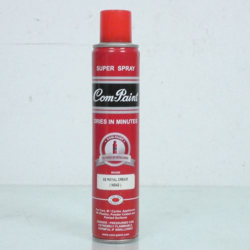 Bombe de peinture Com-Paint pour Deux Roues SE ROYAL CREAM (NS42) Neuf