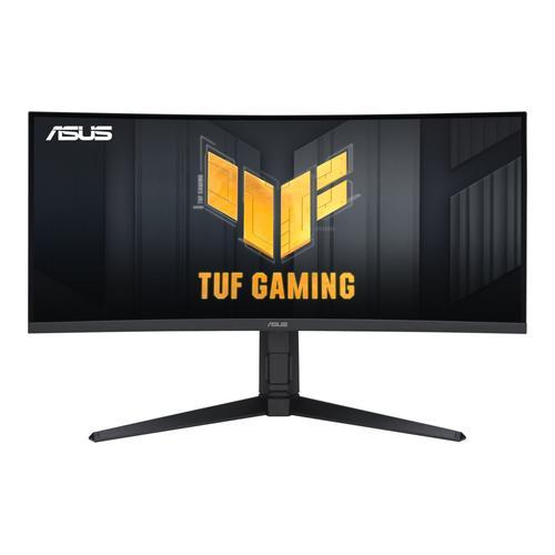 ASUS TUF Gaming VG34VQEL1A - Écran LED - jeux - incurvé - 34" - 3440 x 1440 UWQHD @ 100 Hz - VA - 300 cd/m² - 3000:1 - HDR10 - 1 ms - 2xHDMI, DisplayPort - haut-parleurs - noir