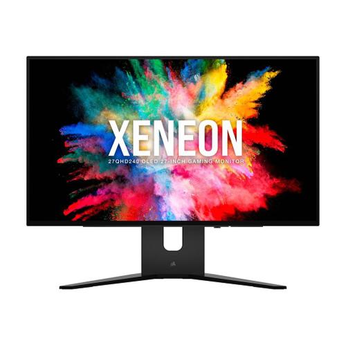 CORSAIR XENEON 27QHD240 - Moniteur OLED - jeux - 27" - 2560 x 1440 QHD @ 240 Hz - 1000 cd/m² - 1500000:1 - 0.03 ms - 2xHDMI, DisplayPort, USB-C - avec Zero Dead Pixel Guarantee