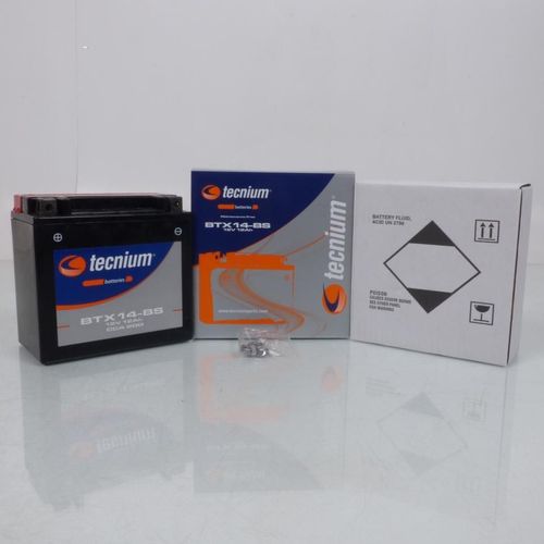 Batterie Tecnium Pour Scooter Piaggio 250 X8 Ie Euro3 2006 À 2008 Neuf