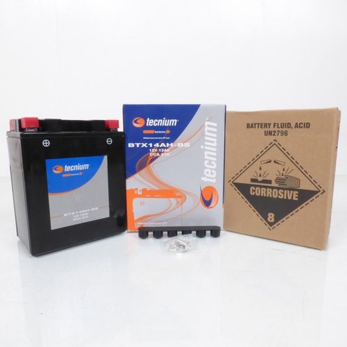 Batterie Tecnium Pour Moto Honda 600 Transalp 1987 À 1993 Ytx14ah-Bs / 12v 12ah Neuf