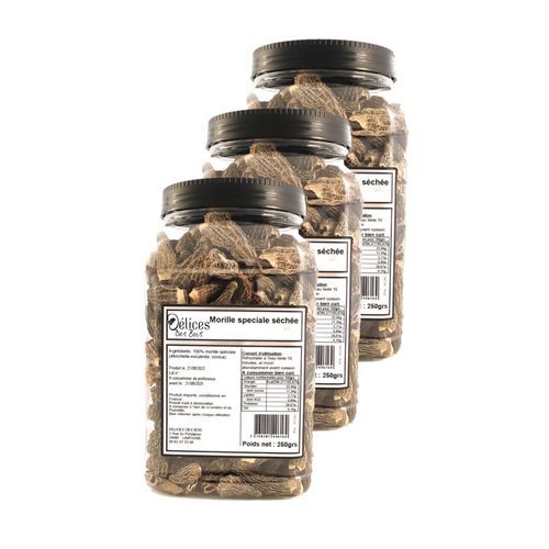 Lot 3x Morille Spéciale - Pot 250g