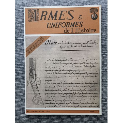 Ouvrage Armes Et Uniformes De L'histoire No 13