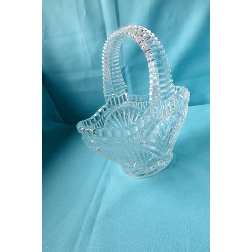 Ancien + Vide Poche Panier Verre Ou Cristal