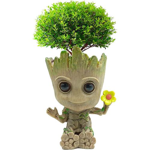 Pot de fleurs Bébé Groot - Figurine pour plantes et stylos - Parfait comme  cadeau 