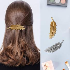 Élastique feuille métal cheveux