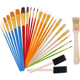 10PCS Pinceaux de Peinture, Kit Pinceau de Peinture Enfant Enfants Peinture  Brosse à Poils Ronds Brosse de Peinture Pinceau de Peinture Aquarelle de  Brosse pour Enfants étudiants Débutants Artiste : : Cuisine