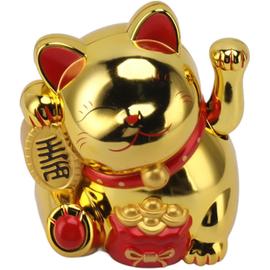 Figurines de chat porte-bonheur chinois, Beckoning Maneki Neko, Fortune  Feng Shui, décoration de bureau, décoration