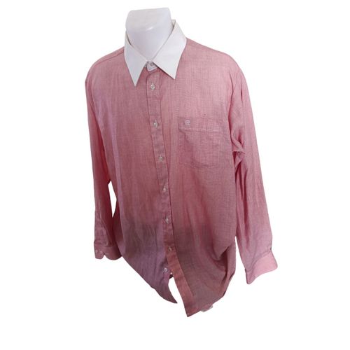 Pierre Cardin - Signature - Chemise Homme - Rose Saumon - Taille L