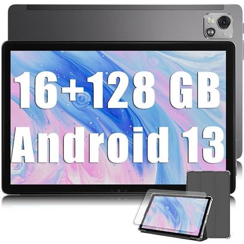 Blackview Tab 13 Pro Tablette Tactile Android 13 10.1" 16Go+128Go-SD 1To 7680mAh(18W) 13MP+8MP 4G,WiFi,Dual SIM Tablette PC - Gris