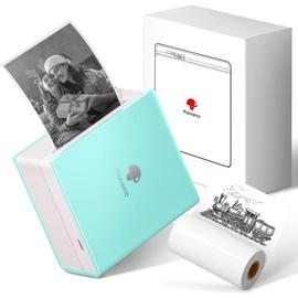 Generic Mini Imprimante Thermique Portable Pour Reçu D'étiquettes - Bleu -  Prix pas cher