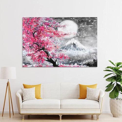 1000 pièces en bois Puzzle Fleur de cerisier du Japon et tableau