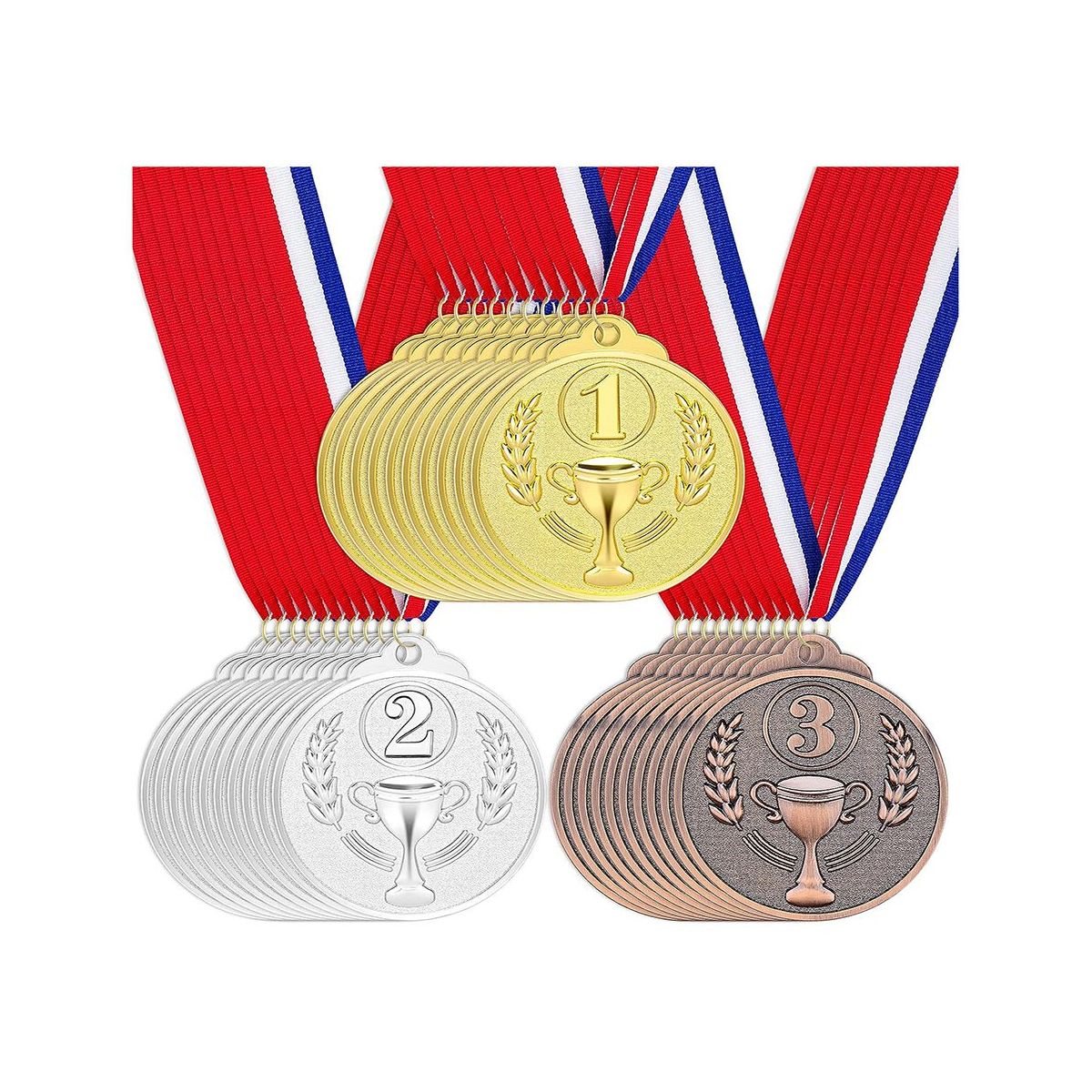 30 Pieces Award Medailles Or Argent Bronze Vainqueur Medailles 1er 2eme 3eme Prix Pour Les Competitions