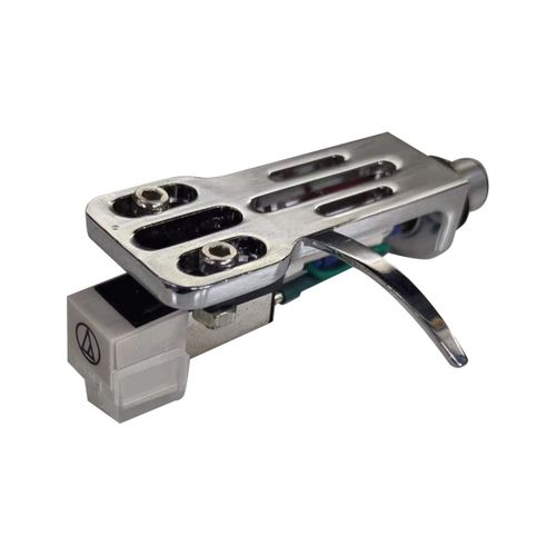 AT3600L Kit de Connexion de TeTe de Lecture a Cartouche MagneTique Mobile pour Phonographe a Platine Vinyle LP, Argent