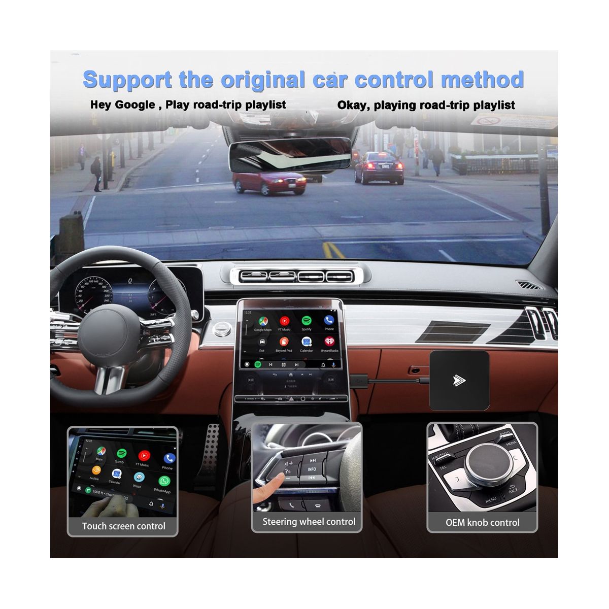 C?ble a Sans Fil Android Auto Carplay pour Car Ai Box SysteM... - 4