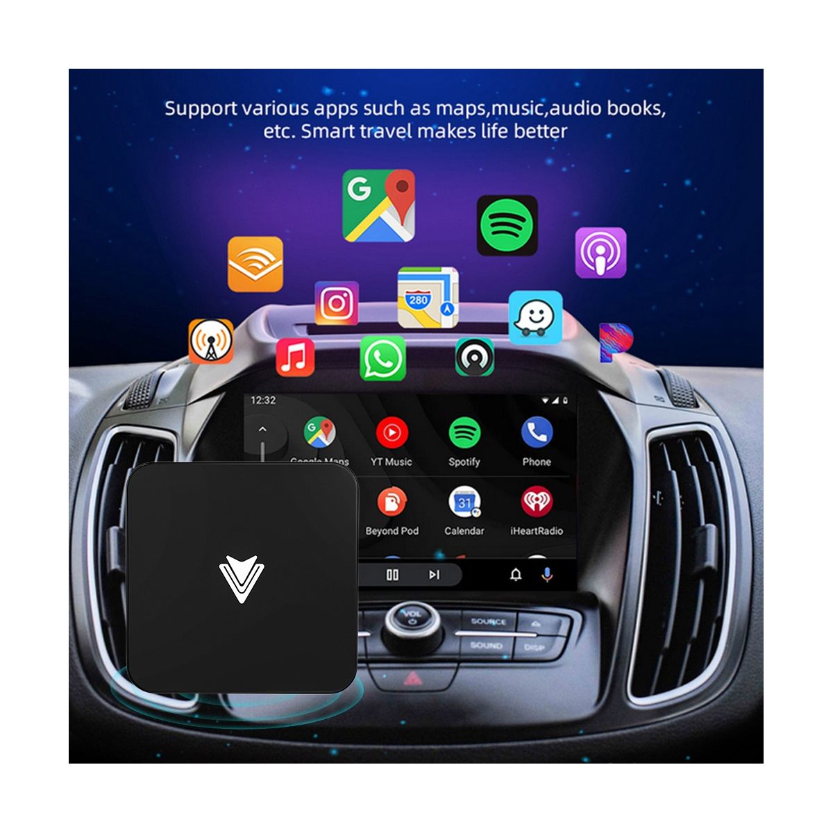 C?ble a Sans Fil Android Auto Carplay pour Car Ai Box SysteM... - 5