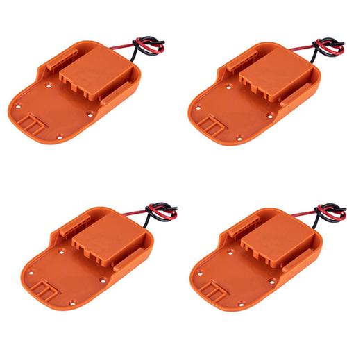 4X Adaptateur pour Power Wheels pour 18V Li-Ion Battery Dock Connecteur D'Alimentation Rigide 12 Gauge Robotics