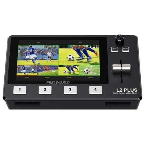 SeLecteur de Mixage VideO Multi-CameRas L2 plus avec eCran Tactile LCD 5,5 Pouces PTZ Control Chroma Key USB3.0 pour la Diffusion en Direct