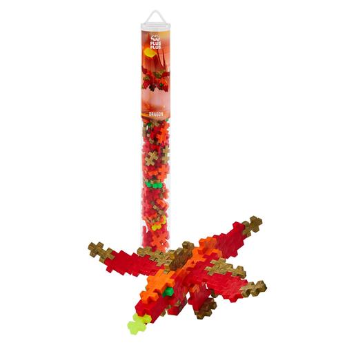 Plus Plus - Tube De 100 Pi Ces Dragon - Jeu De Construction - Pp4267 4267