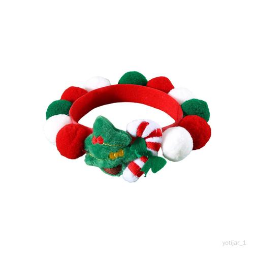 Colliers En Peluche Pour Chiots, Colliers Pour Animaux De Compagnie, Colliers Pour , Colliers Décoratifs Pour Chiens Et Arbre De Noël L