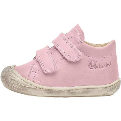 Chaussures Premiers Pas En Cuir Cocoon Vl Blanc-Rose - 22