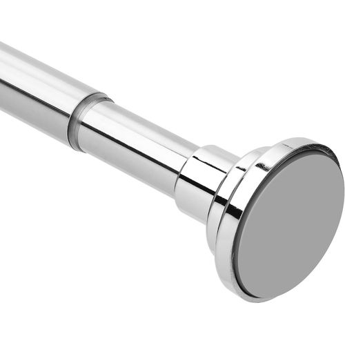 Tringle À Rideau De Douche Sans Perçage, 25 Mm, Argent, Réglable, 76-194 Cm, Tringle Télescopique Pour Salle De Bain, Garde-Robe, Balcon[RAC62410326]