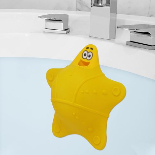 Bouchon De Trop-Plein De Baignoire, Accessoires De Bain, Couvercle De Trop-Plein En Silicone Avec 5 Ventouses, Ajoute De L'eau Pour Un Bain Plus Profond, Joli Bouchon De Baignoire [Rac62410626] 