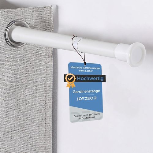 Tringle Rideau Sans Percage Multifonctionnel 110Cm-160Cm, Barre Rideau Sans Percage Solide, Barre Extensible Sans Percage, Adaptable Et Durable Pour Salon, Salle De Bain[RAC62408509]