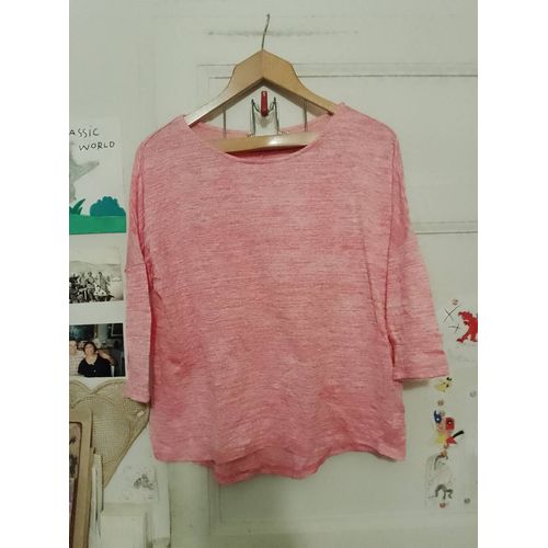 Top Ample Rose Chiné Blanc 38 M Gémo.