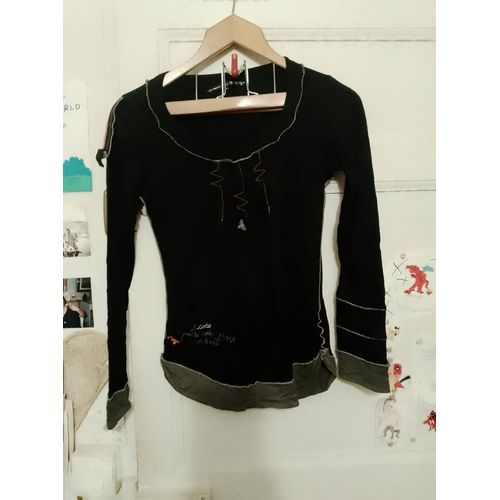 Top Noir Bords Gris 36 S La Mode Est À Vous.