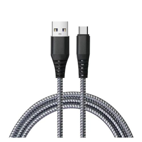 Câble Micro USB | de Chargement Rapide Chargeur de Données Compatible avec Samsung Galaxy Tab S,S 8.4,S 10.5,S2 8.0,S2 9.7,Tab A 7.0,Tab A 8.0,9.7,10.1 USB B (2m) (Gris)