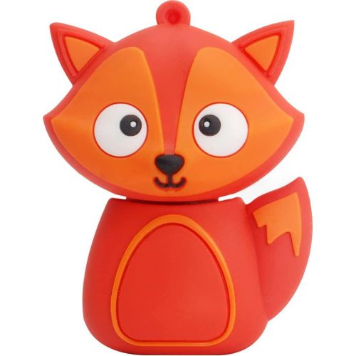 32 Go Clé USB en Forme de Petit Renard, Amusante et Mignonne Mémoire Stick USB Flash Drive pour Stockage de Données Externe