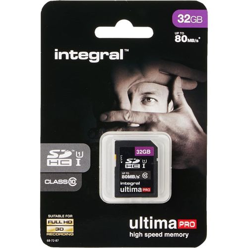 Carte mémoire 32 Go UltimaPro 80MB/S 32 Go