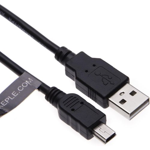 Mini Cable de USB Chargeur Data Sync Compatible avec Canon Digital IXUS Series: IXUS 160/162 / 165 170 172 210 220 HS 230 HS 240 HS 255 HS 265 HS 275 HS 300 HS 310 HS / 500 HS/ 510 (UC-E4) 0,8m