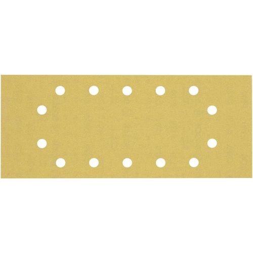 Professional 10x Feuilles abrasives Expert C470 à 14 trous (pour Bois dur, Peinture sur bois, 115x280 mm, Grain 180, Accessoires Ponceuse excentrique)