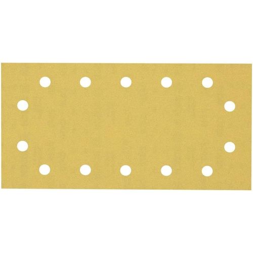 Professional 10x Feuilles abrasives Expert C470 à 14 trous (pour Bois dur, Peinture sur bois, 115x230 mm, Grain 240, Accessoires Ponceuse excentrique)