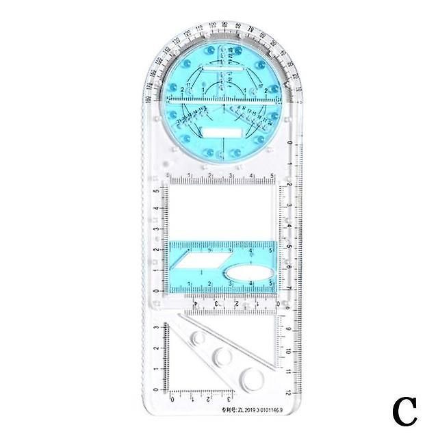 Pour L'école Multifonctionnelle Activité Primaire Dessin Règle Géométrique Règle Triangulaire Boussole Rapporteur Ensemble Outil De Mesure C