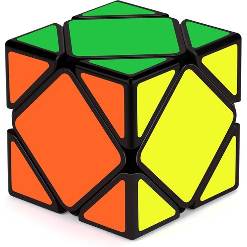 Speed Skewb Cube de Vitesse Lisse Magique Puzzle Twist Magic Cube Cadeau de Vacances pour Enfants Adultes Noir