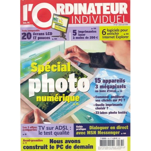 L'ordinateur Individuel N° 163 : Spécial Photo Numérique