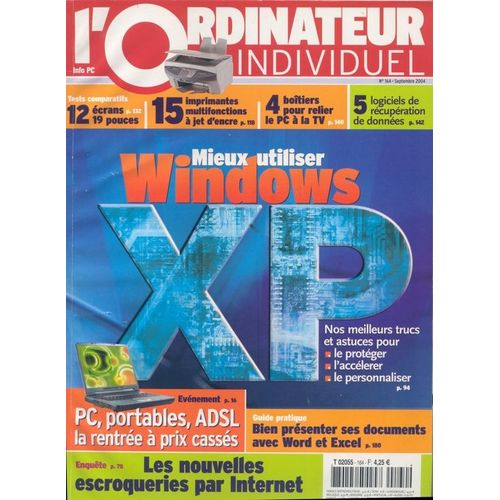 L'ordinateur Individuel  N° 164 : Mieux Utiliser Windows
